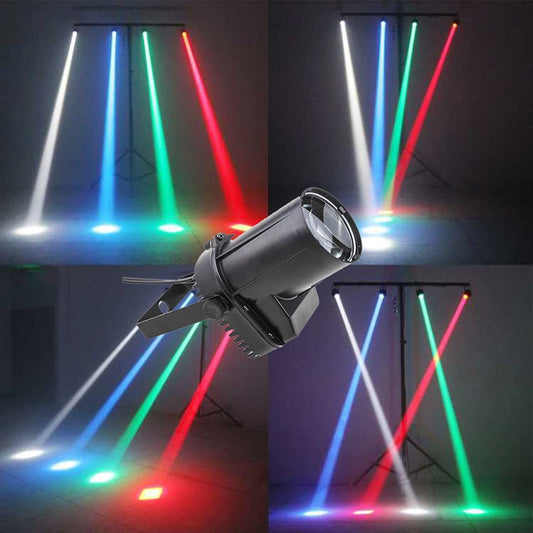 Mini LED 5W PinSpot Stage Light LED Beam Spot Stage Effect Color Light DJ KTV Party Disco Wedding All Star In Sky