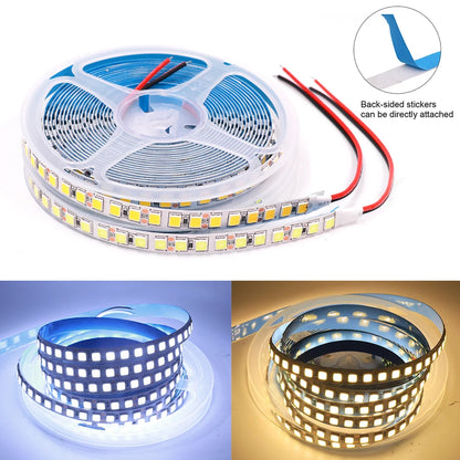 12V 24V LED Strip 5050 5054 LED Tape Diode 5M 60 120 240 480LEDs/m SMD2835 Waterproof Ribbon Home Room Decor Warm Natural White