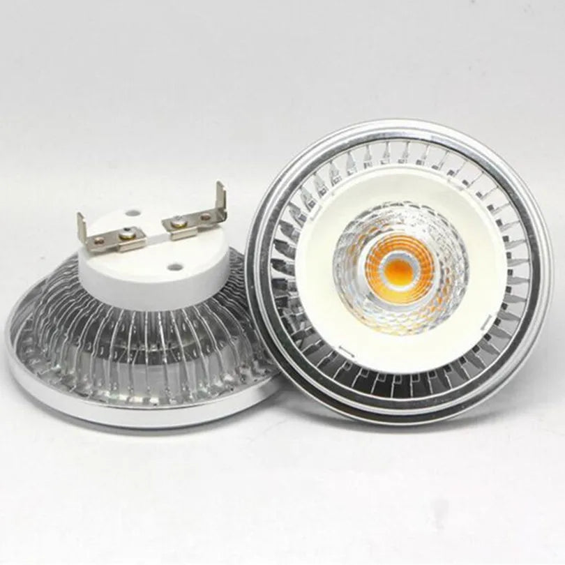 G53 10W 15W AR111 LED Spotlight Warm Cool White LED Bulb Light COB QR111 G53 LED Ceiling Lamps DC12V AC85-265V