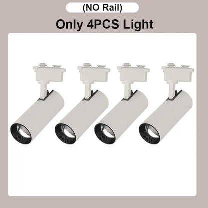 Dimming Led Track Light Spotlights 20W COB Wall Track Rail Lighting Indoor for Living Room Shop AC180V-260V Ceiling Spot Light