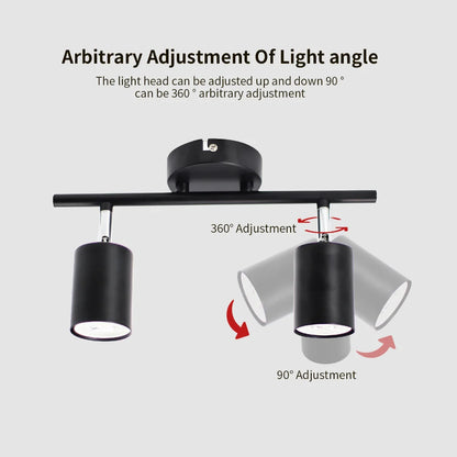 LED Ceiling Light Rotatable 4 Way Adjustable Ceiling Spotlights Kitchen Lights Lighting Fitting Spotlights for Living Room