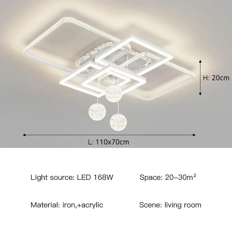 Nordic Circle Living Room Led Chandeliers For Kitchen Resturant Hanging Lamp Modern Intelligent Decoration Ceiling Pendant Lamps