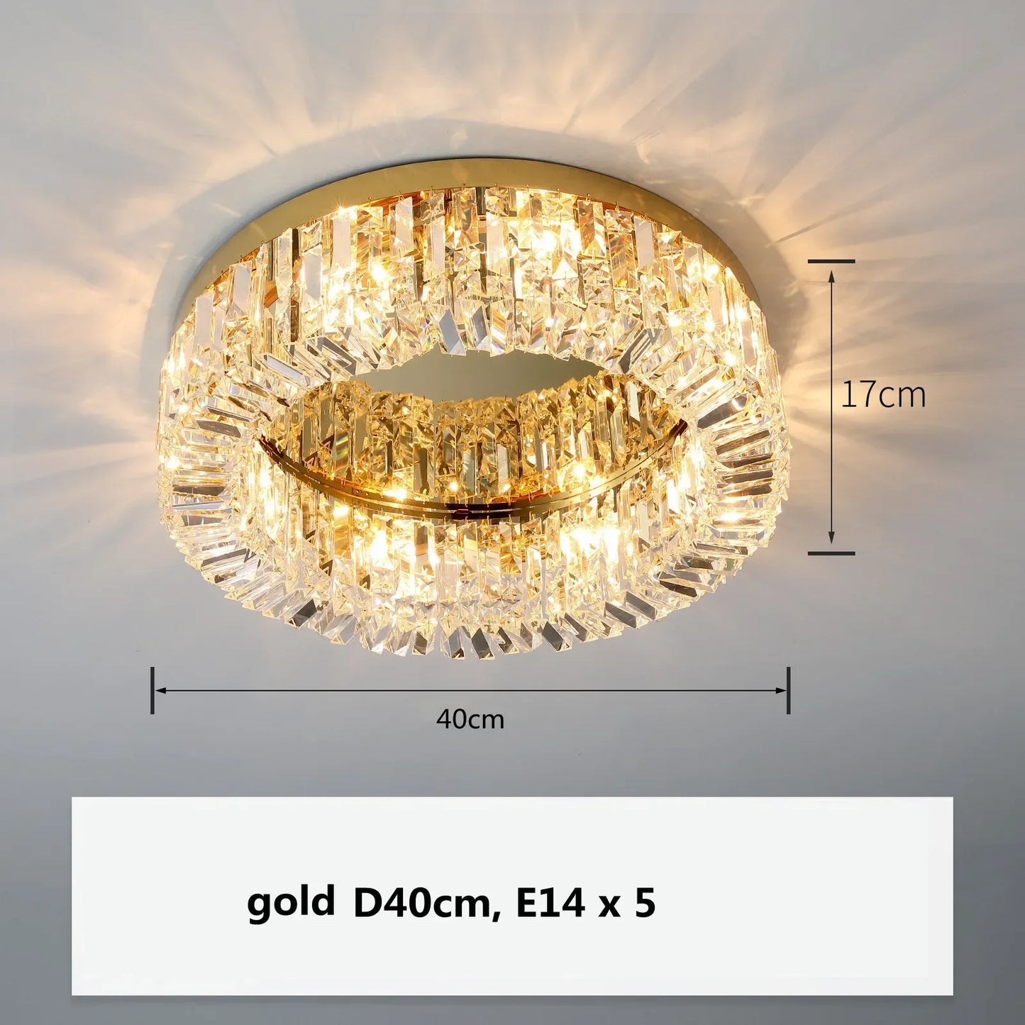 Modern Crystal Ceiling Light for Dining Room Led Chandeliers Lighting Gold Pendant Lamp Living Room Decoration