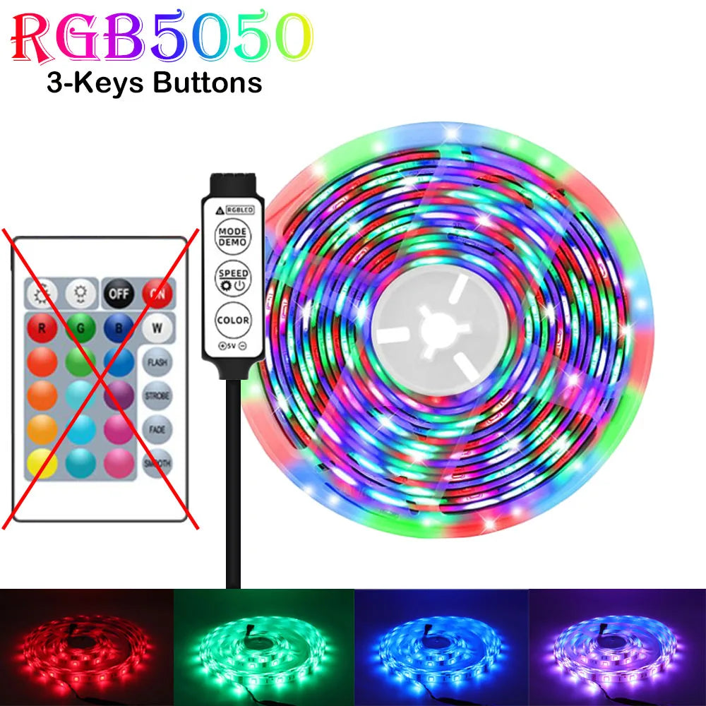 1m-30m USB WS2812B 5050 RGBIC LED Strip Bluetooth App Chasing Effect Lights Flexible WS2812 Tape TV BackLight Room Decorate DC5V