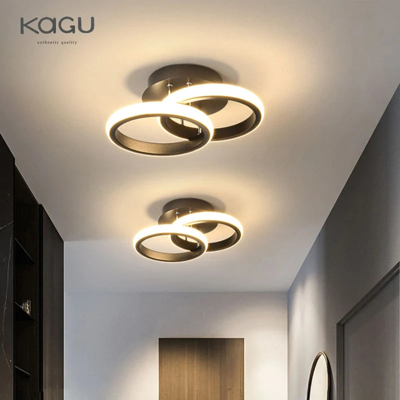 KAGU Modern Aisle LED Ceiling Lamp For Stairs Entrance Corridor Balcony Indoor Lighting Minimalist Style Light Kitchen Fixtures