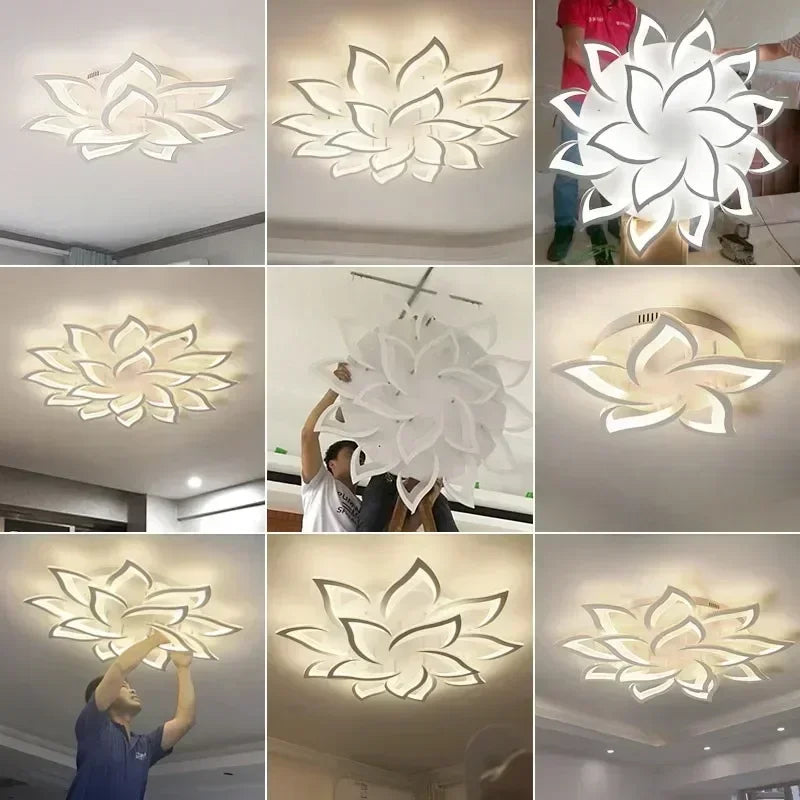 Led Ceiling Light for Living Room Bedroom Modern Acrylic Ceiling Lamp Interior Fancy Lights Decoration Lighting Fixtures