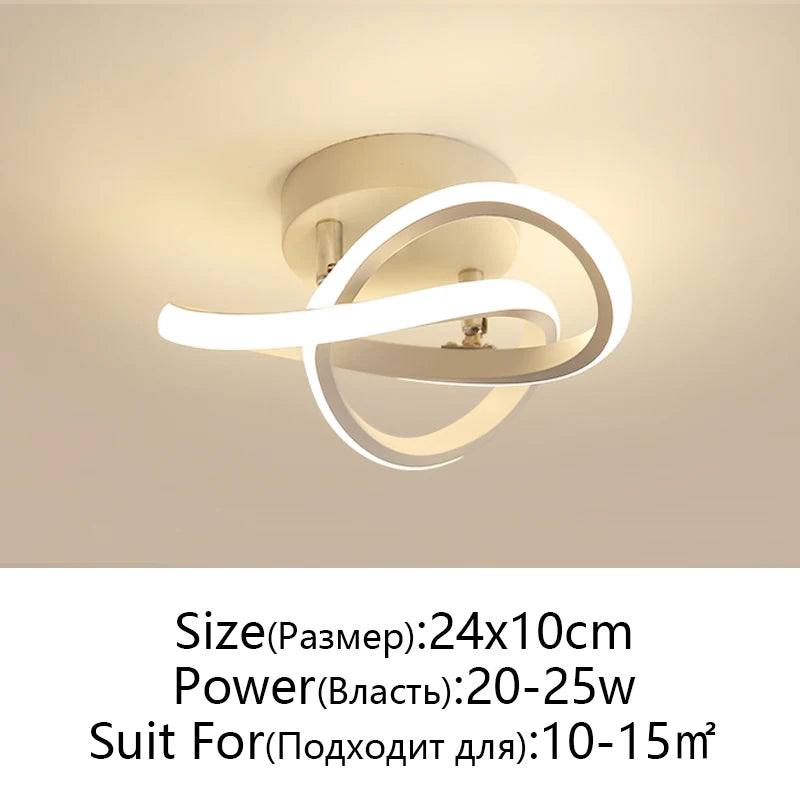 KAGU Modern Aisle LED Ceiling Lamp For Stairs Entrance Corridor Balcony Indoor Lighting Minimalist Style Light Kitchen Fixtures