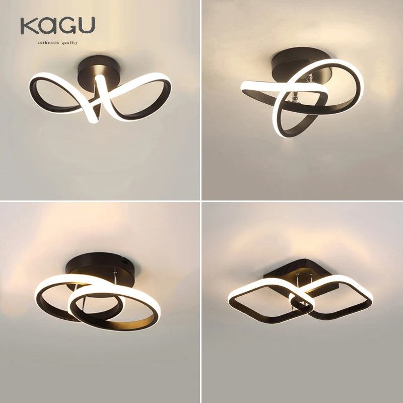 KAGU Modern Aisle LED Ceiling Lamp For Stairs Entrance Corridor Balcony Indoor Lighting Minimalist Style Light Kitchen Fixtures