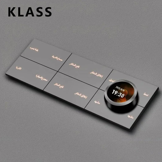 Klass Tuya Wifi Zigbee Dimming Switch 4WAY 8WAY Scene Switch LED Switch 100 Languages Center Control Smart Home 220V 16A CN;ZHE