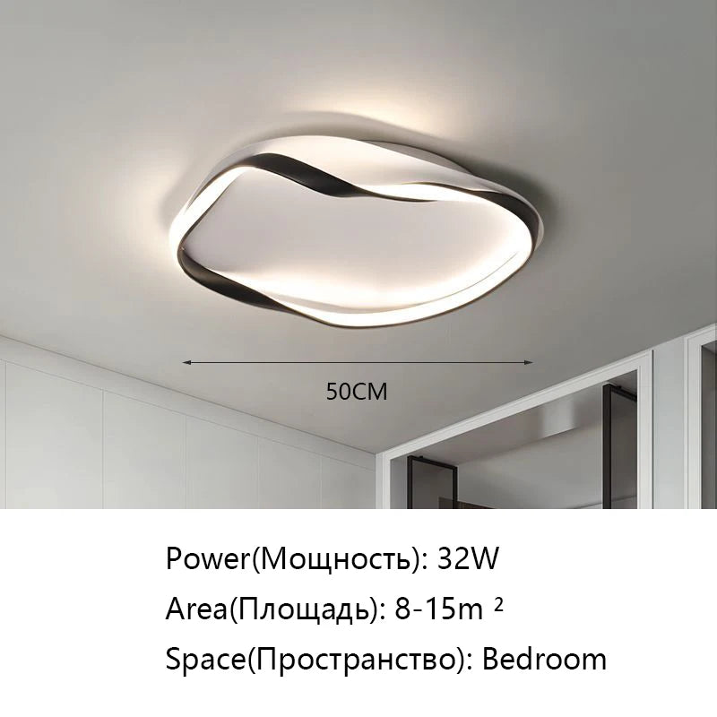 LED Ceiling Chandelier Lamp Modern Remote Control Dimming for Living Dining Room Bedroom Home Decoration Lighting Fixture Lustre