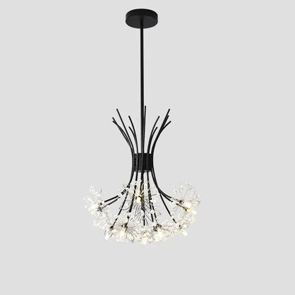 Ceiling Led Chandelier Modern Crystal Lamp Lustre Living Room Hanging Light Fixtures Kitchen Bedroom Home Decoration Black