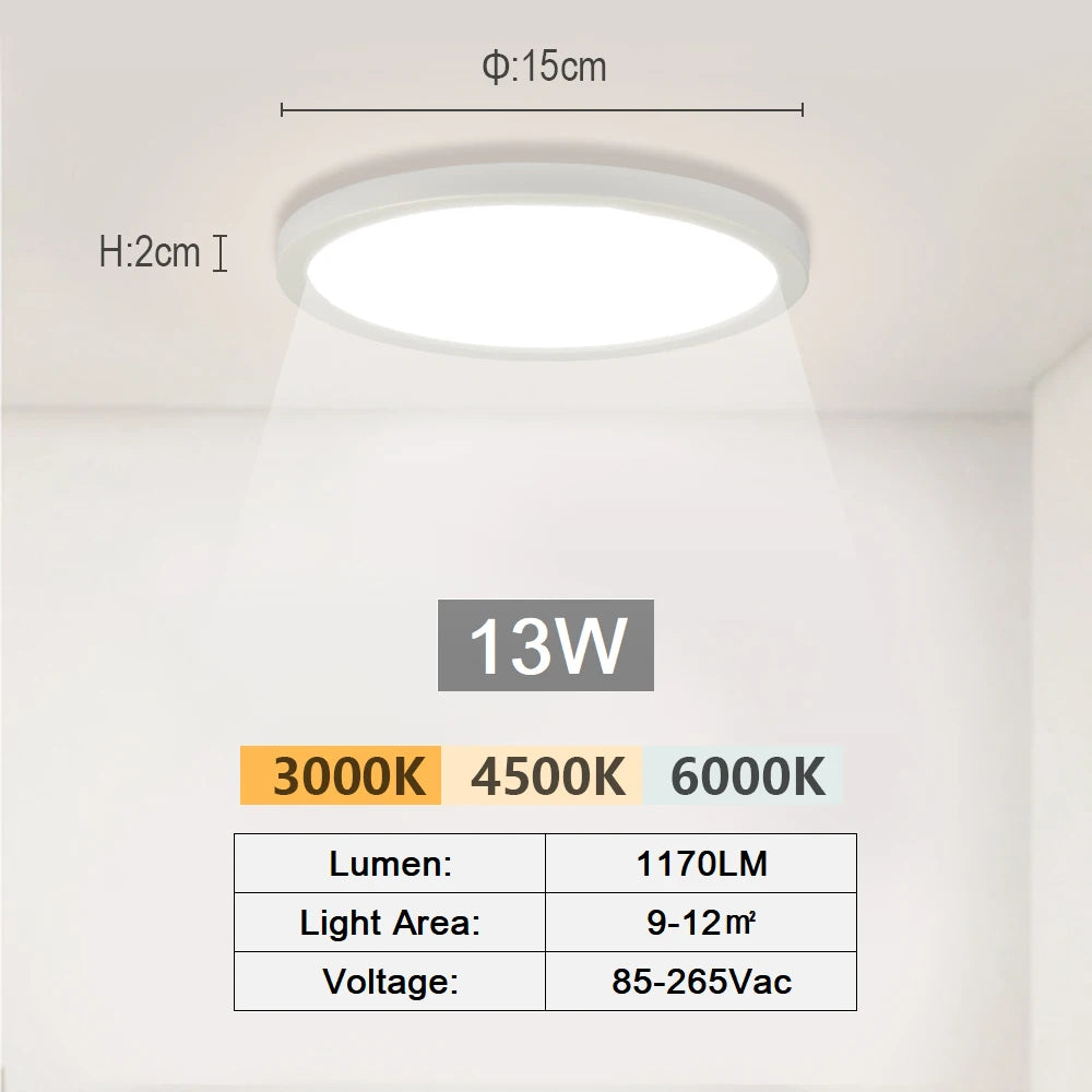 LED Aisle Ceiling Lights Modern Home Lighting Led Surface Mounted for Bedroom Living Room Corridor Light Balcony Lights