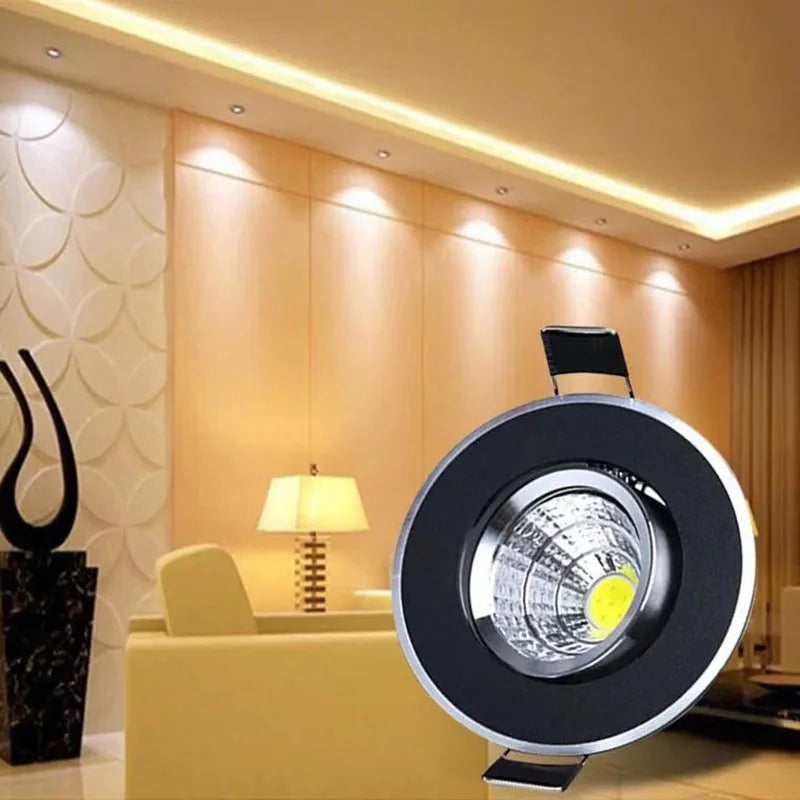 LED Mini Spot Light 3W 5W Dimmable LED Downlight Ceiling Light AC85-265V Recessed Bulb for Cabinet Counter Display Home Lighting