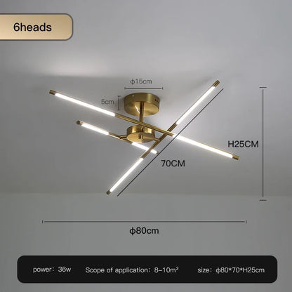 Modern LED Home Ceiling Lamps For Living Room Bedroom Dining Room Kitchen Lights Decoration chandelier Indoor Lighting Lamp