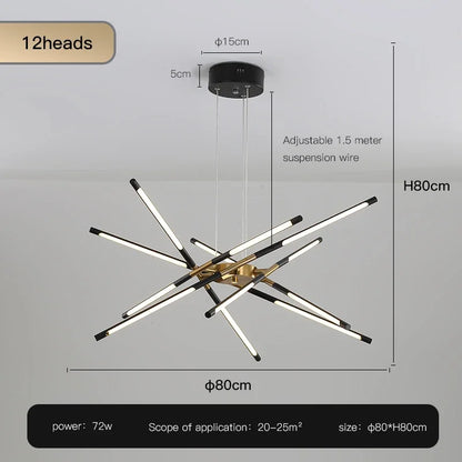 Modern LED Home Ceiling Lamps For Living Room Bedroom Dining Room Kitchen Lights Decoration chandelier Indoor Lighting Lamp