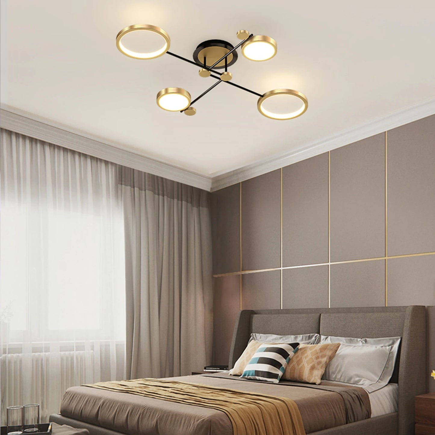 New Modern LED Chandelier Lighting For Living Room Bedroom Gold Ceiling hanging lamp Indoor Fixture Light Lustres ceiling light