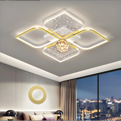 2024 Modern Living Room Ceiling Lamp Fashion Luxury LED Bedroom Interior Lighting Personalized Smart Dining Room Chandelier