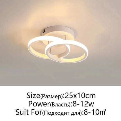 KAGU Modern Aisle LED Ceiling Lamp For Stairs Entrance Corridor Balcony Indoor Lighting Minimalist Style Light Kitchen Fixtures