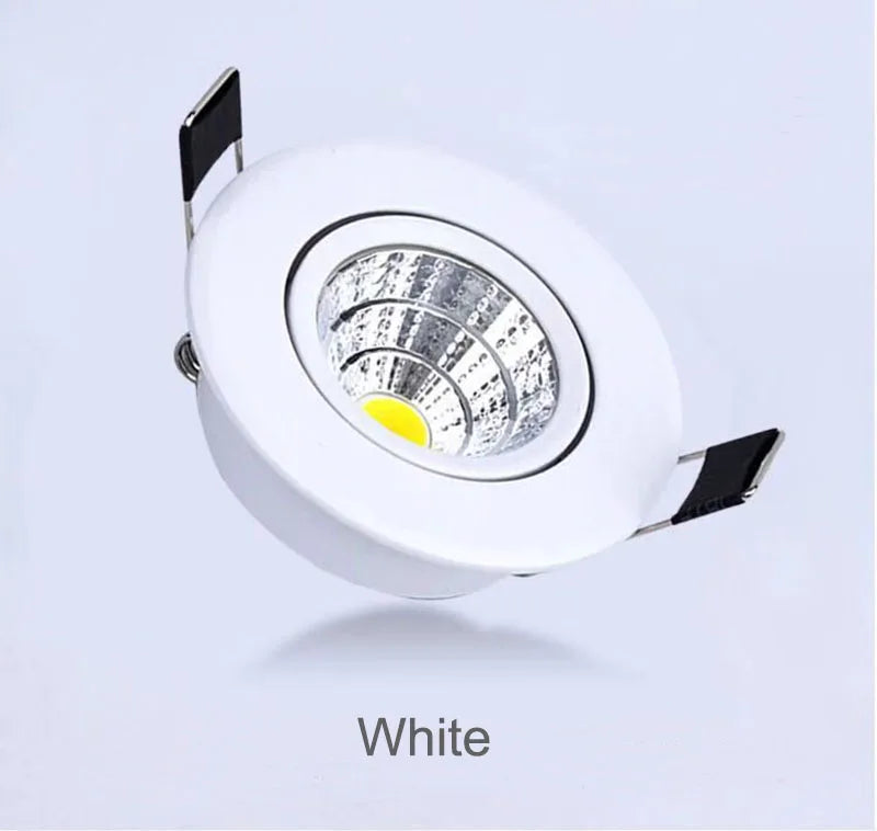 LED Mini Spot Light 3W 5W Dimmable LED Downlight Ceiling Light AC85-265V Recessed Bulb for Cabinet Counter Display Home Lighting