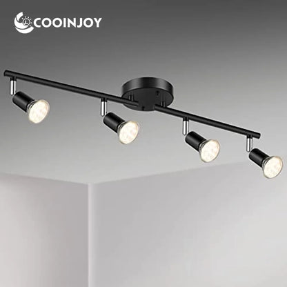 LED Ceiling Light Rotatable 4 Way Adjustable Ceiling Spotlights Kitchen Lights Lighting Fitting Spotlights for Living Room