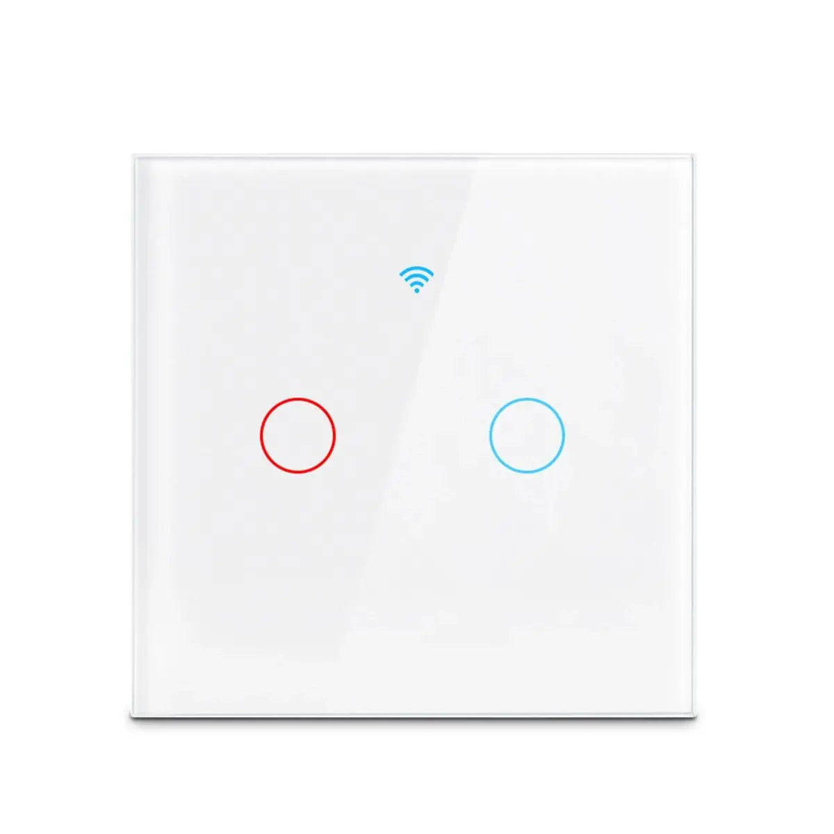 Tuya Wifi Smart Light Switch EU 1/2/3Gang Touch Light Switch No Neutral Wire Wall Light Switches for Alexa Google Voice Control