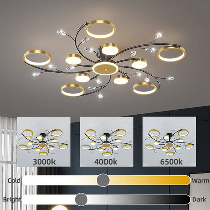 Nordic LED Ceiling Light fixture Modern gorgeous chandelier ceiling lamp for living room bedroom indoor luxury home decoration