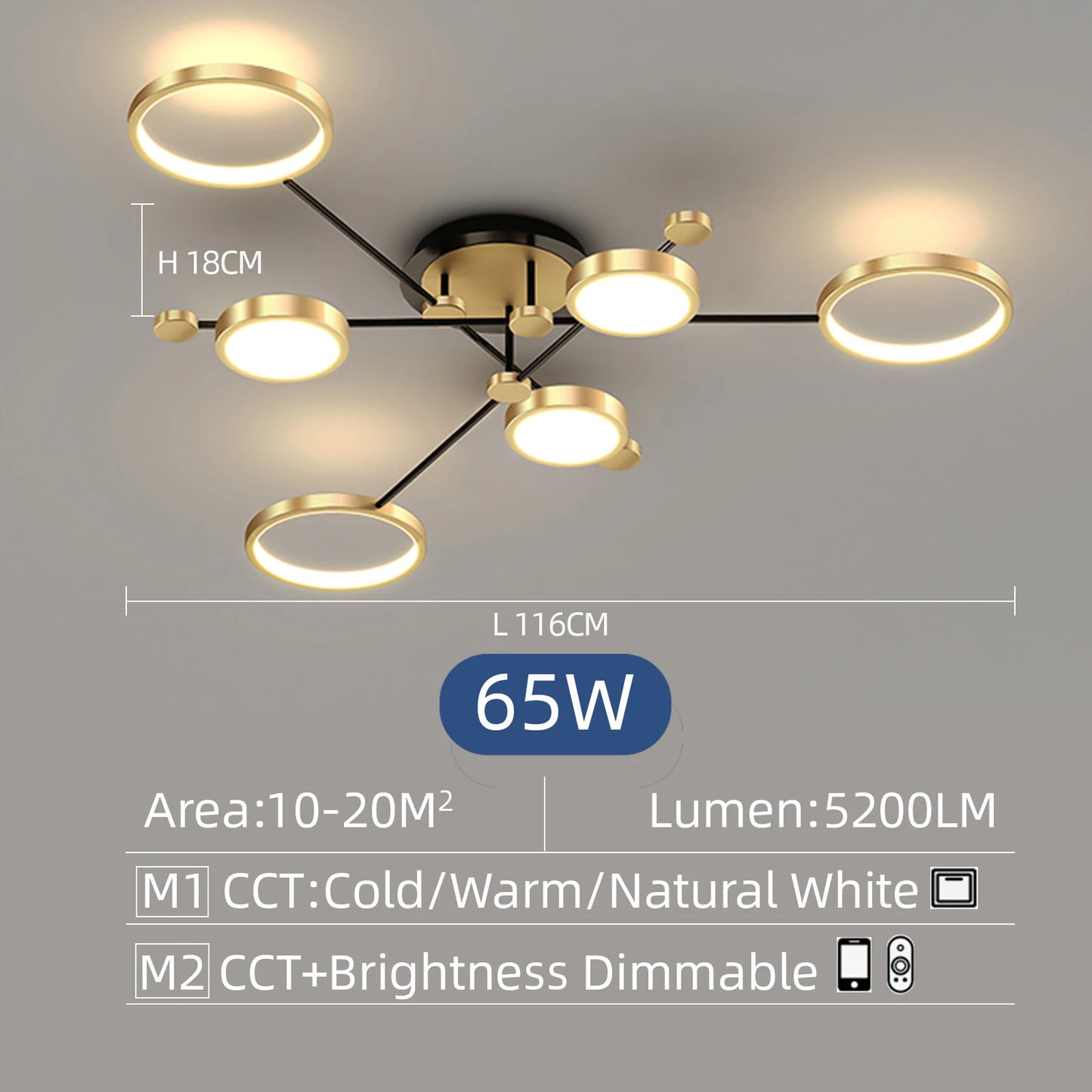 New Modern LED Chandelier Lighting For Living Room Bedroom Gold Ceiling hanging lamp Indoor Fixture Light Lustres ceiling light