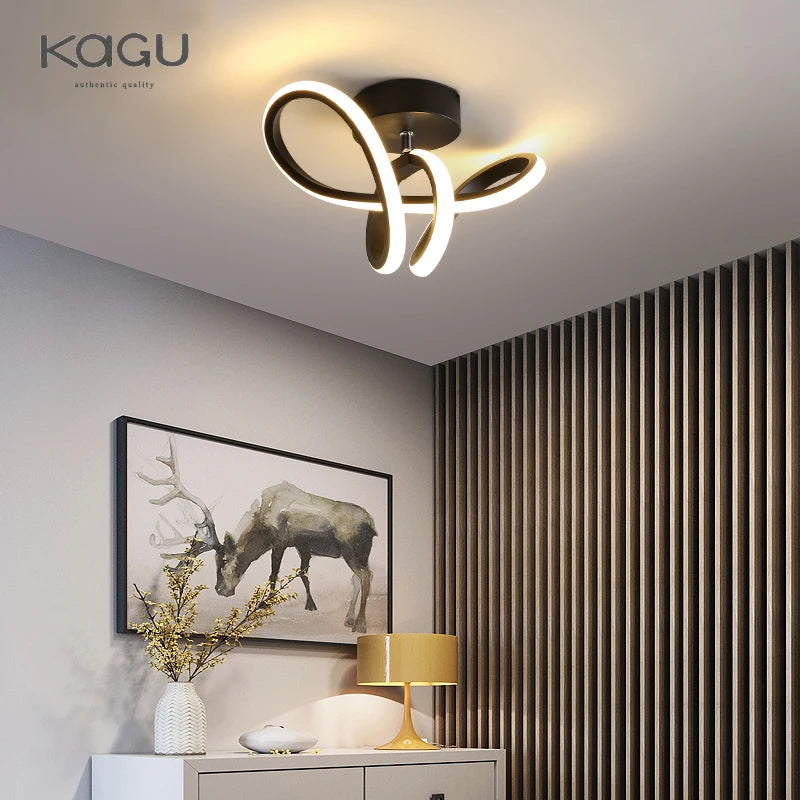 KAGU Modern Aisle LED Ceiling Lamp For Stairs Entrance Corridor Balcony Indoor Lighting Minimalist Style Light Kitchen Fixtures