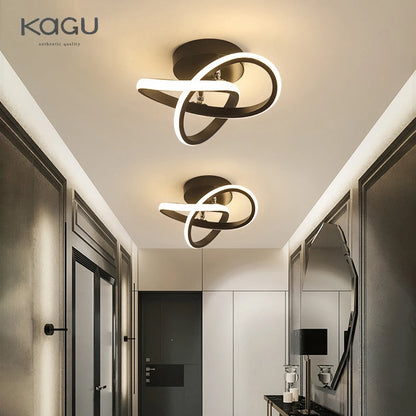 KAGU Modern Aisle LED Ceiling Lamp For Stairs Entrance Corridor Balcony Indoor Lighting Minimalist Style Light Kitchen Fixtures