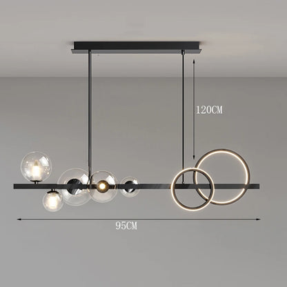 Modern home decor ring led lights pendant light lamps for living room Chandeliers for dining room hanging light indoor lighting