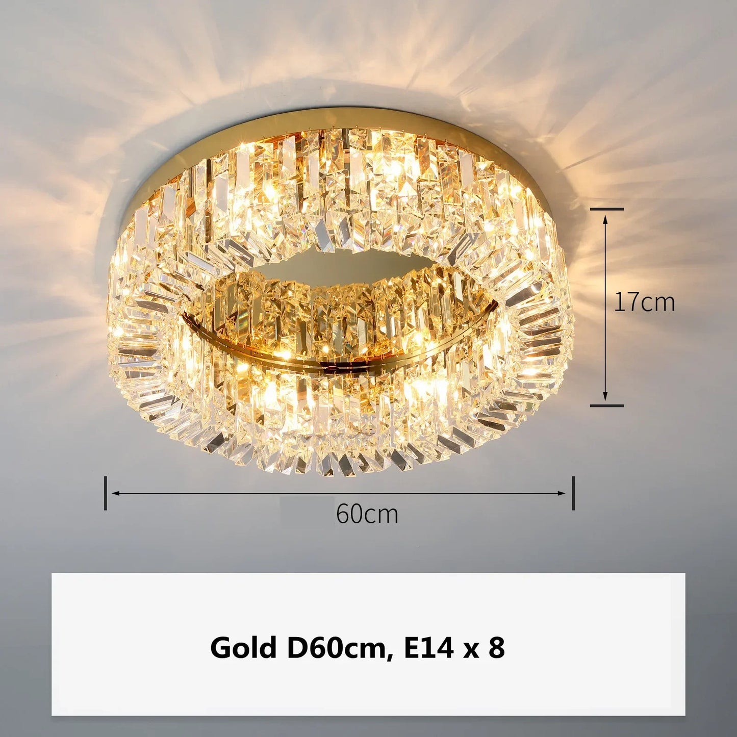 Modern Crystal Ceiling Light for Dining Room Led Chandeliers Lighting Gold Pendant Lamp Living Room Decoration