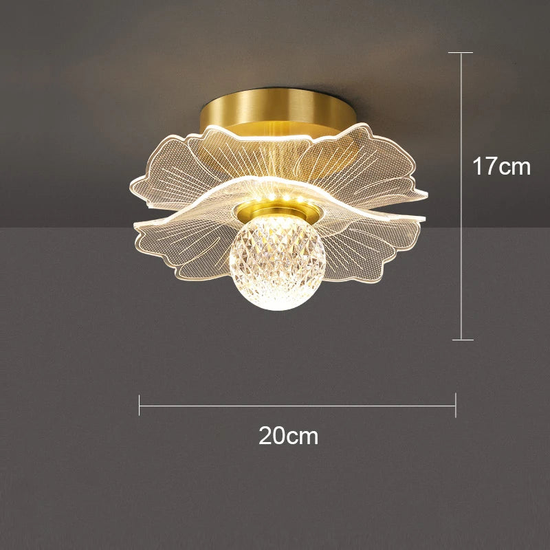 Nordic LED Ceiling Lamp Indoor Lighting Home Lamp Bedroom Bedside Living Room Dining Table Corridor Decoration Ceiling Light