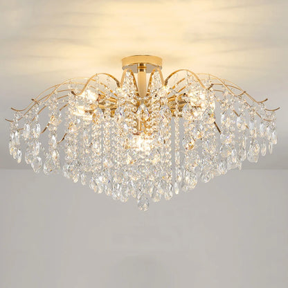 Modern Luxury Crystal Ceiling Chandelier For Living Room dining room Bedroom Ceiling Lamp LED Lights home appliance AC85-260V