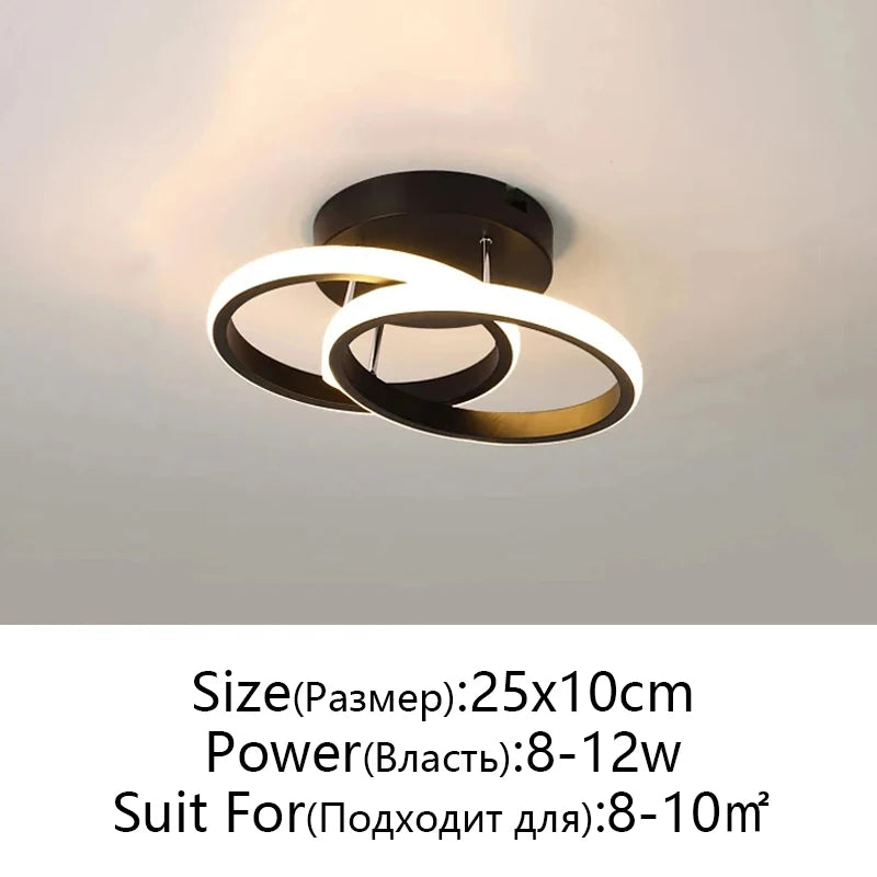 KAGU Modern Aisle LED Ceiling Lamp For Stairs Entrance Corridor Balcony Indoor Lighting Minimalist Style Light Kitchen Fixtures