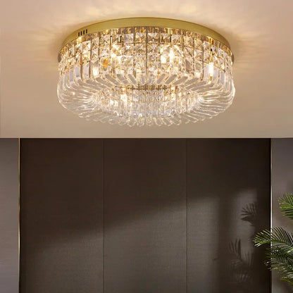 Modern Crystal Ceiling Light for Dining Room Led Chandeliers Lighting Gold Pendant Lamp Living Room Decoration