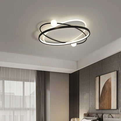 Modern Style Led lights For Bedroom Living Room Study Ceiling Lamp Ring Simple Remote Control Light hanging lamps for ceiling