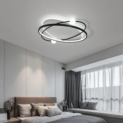 Modern Style Led lights For Bedroom Living Room Study Ceiling Lamp Ring Simple Remote Control Light hanging lamps for ceiling