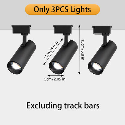 Dimmable Spot Led Track Light Hanging Ceiling Light 220V Led Spotlights for Living Room Adjustable Brightness Track Rail Lights