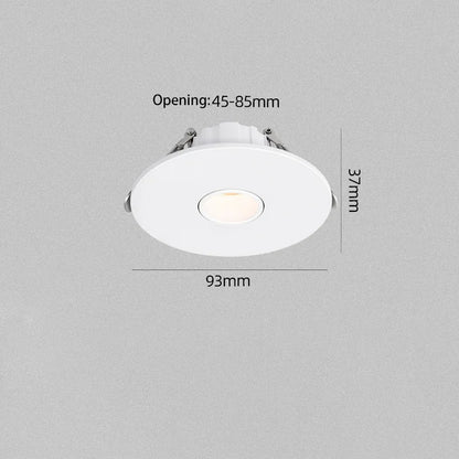 Led Spotlight Small Beam Angle 3 8 15 Degree Spot Light Recessed Round Atmosphere Dining Table Ultra-thin White Black 85-265V